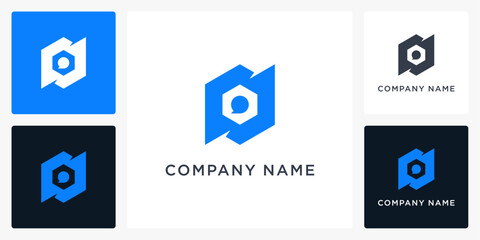 Faster chat logo, flash abstract