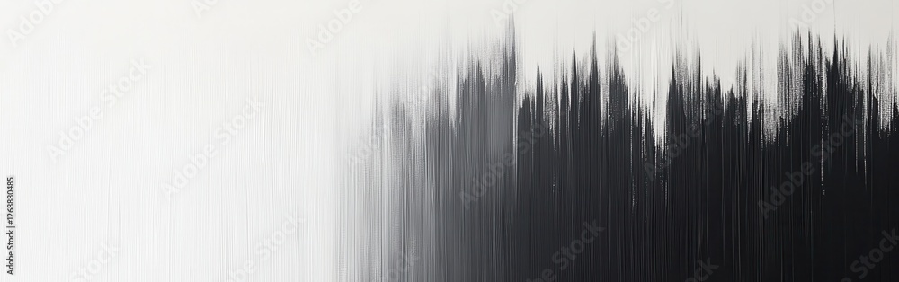 Poster gradient pencil strokes create a soft gray transition with fine textures and depth in a minimalist d