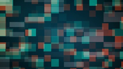 abstract digital technology geometric square pattern illustration.