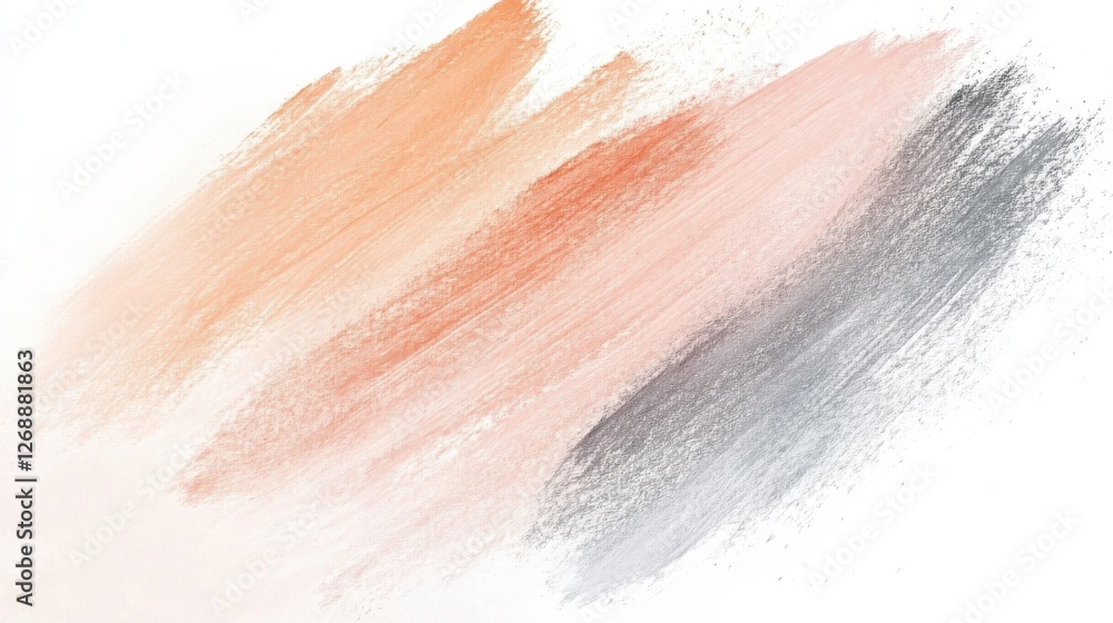 Poster soft pencil strokes create a translucent art piece emphasizing gentle hues and texture for artistic 