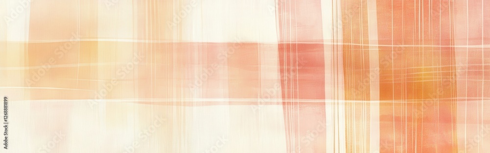 Poster soft pencil strokes create a delicate pastel grid pattern on textured paper for an artistic display