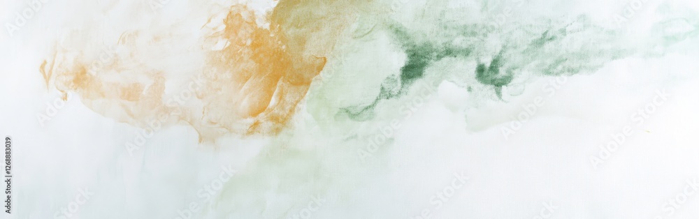 Leinwandbilder soft pencil strokes create abstract forms on a minimalist white canvas in a serene creative workspac