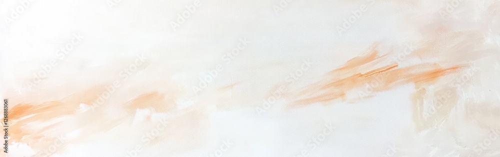 Poster Minimalist white canvas artwork featuring subtle pencil lines and soft hues creating an airy atmosphere