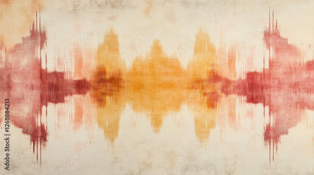 Aufkleber elegant pencil strokes blend with uneven amber hues creating an artistic visual experience in a spac