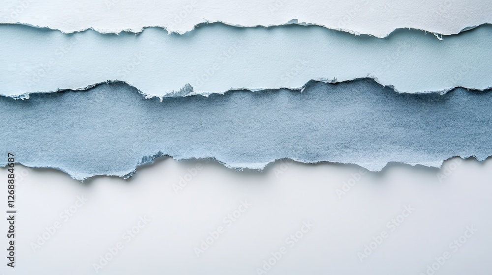 Aufkleber elegant pencil strokes combined with soft torn paper create a serene and artistic background for cre