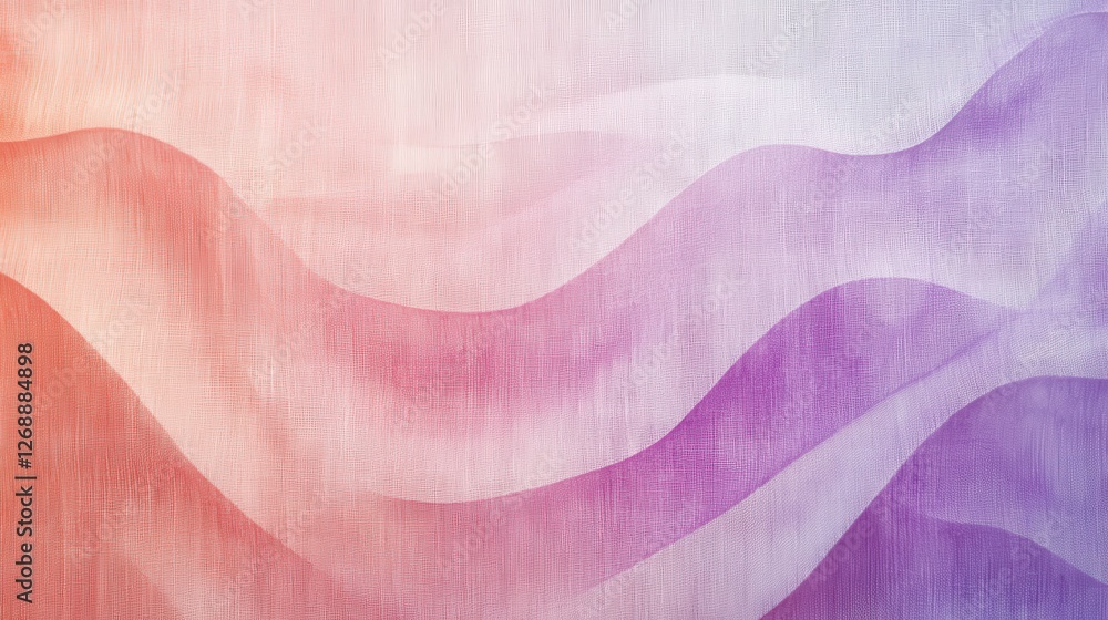 Aufkleber elegant pastel coral and lavender lines create a soothing abstract background for various design pro