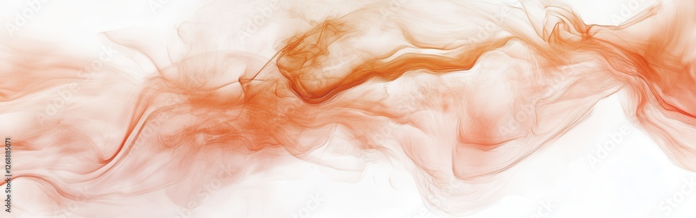 Poster elegant chaos of amber and pink strokes swirling gently across a soft canvas