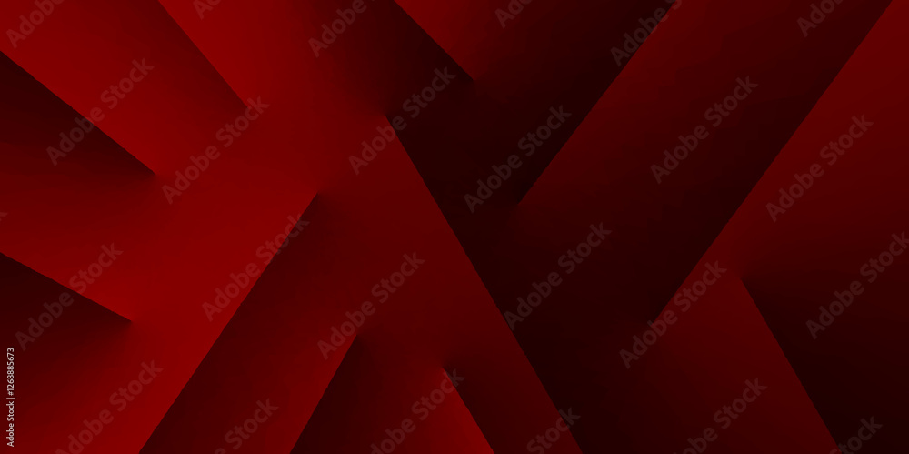 Poster abstract red background with lines. red color abstract modern luxury background for design. geometri