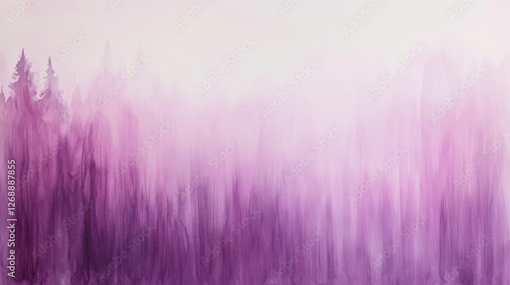 Poster beautiful watercolor gradient background with shades of purple reflecting calm and tranquility in a 