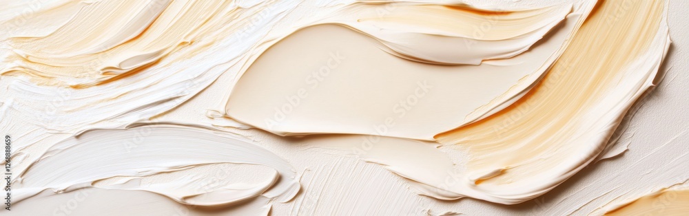 Poster textured background featuring warm beige hues blending softly for artistic compositions