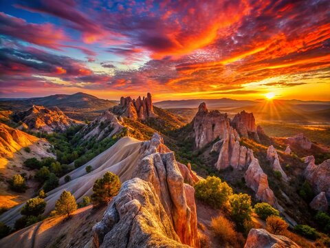 Devil's Backbone Sunrise: Dramatic Landscape Photography