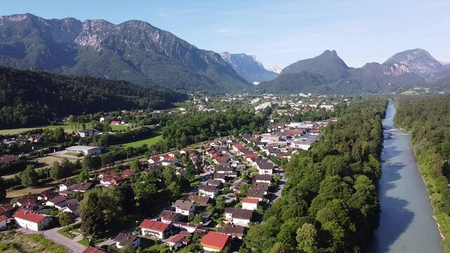 Luftaufnahme von Bad Reichenhall