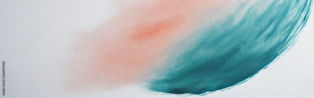 Fototapete abstract oval created with soft pencil strokes on a white canvas showcasing gentle color transitions