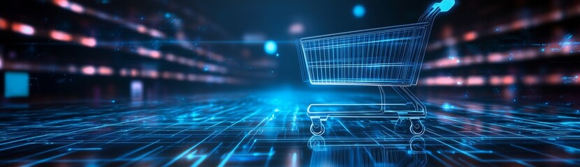 Digital Cart on Data Highway, E-commerce, Future Shopping