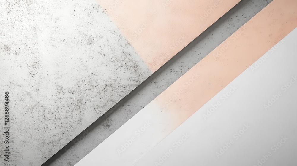 Aufkleber soft peach and gray colors blend seamlessly on textured surfaces for a modern aesthetic in design sp