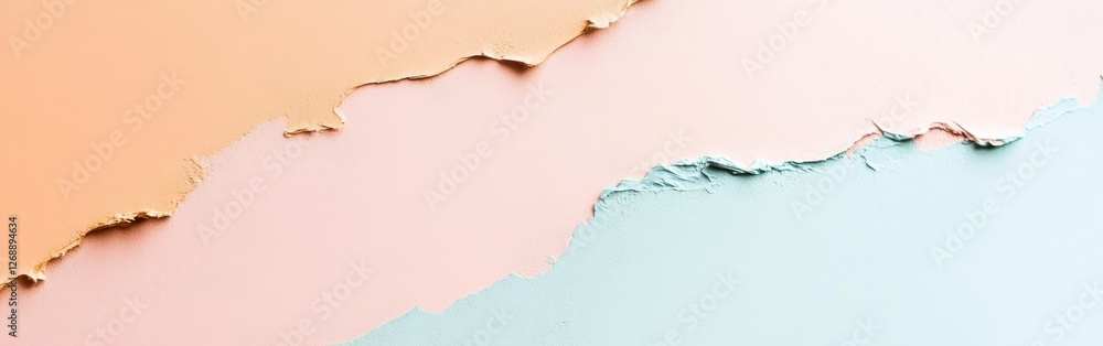 Poster soft gradient background with transitioning colors creating a serene visual effect