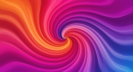 Obraz premium A vibrant swirl of liquid colors blending together in hues of pink, orange, purple and blue