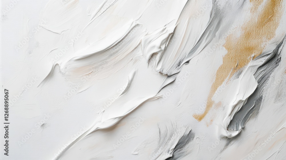 Poster abstract texture on white canvas highlights soft pencil strokes in a creative workspace