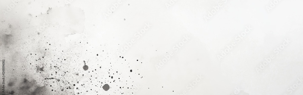 Aufkleber minimalist pastel gray dotted pencil strokes create a serene atmosphere for artistic expression in a