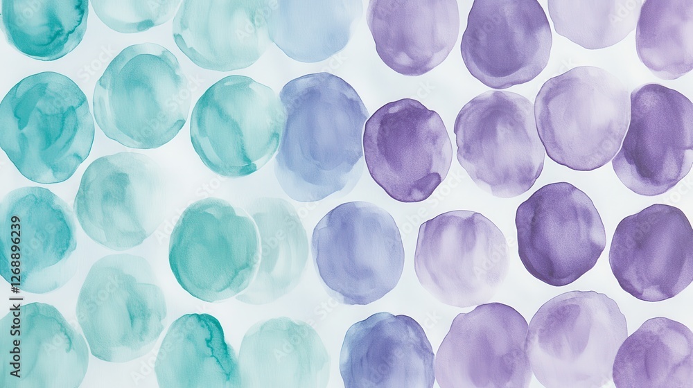 Aufkleber layered spots of pencil strokes create a soft gradient of colors in a delicate art composition