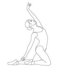 sketch of a man running