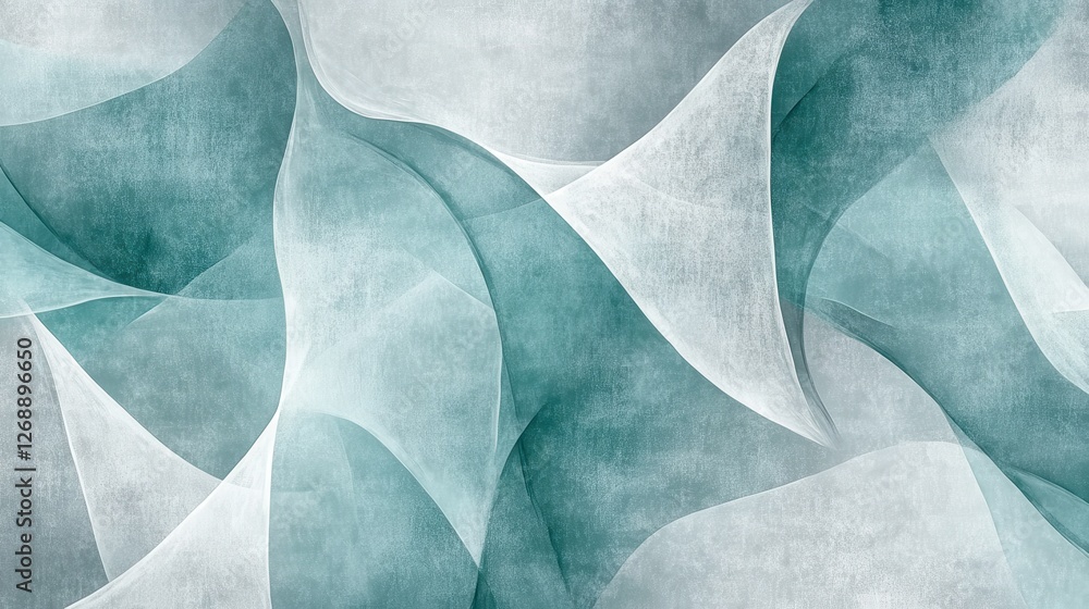 Leinwandbilder elegant abstract artwork featuring soft pencil strokes blending with shades of teal and gray creatin
