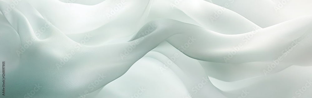 Poster abstract composition of delicate pencil strokes blending with soft gray hues showcasing fluidity and