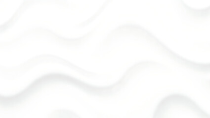 Fototapeta premium Stylish and modern minimalist seamless white wave texture pattern background with monochromatic color scheme. Abstract White Wave Forms background
