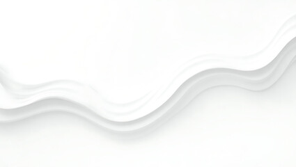 Obraz premium Stylish and modern minimalist seamless white wave texture pattern background with monochromatic color scheme. Abstract White Wave Forms background