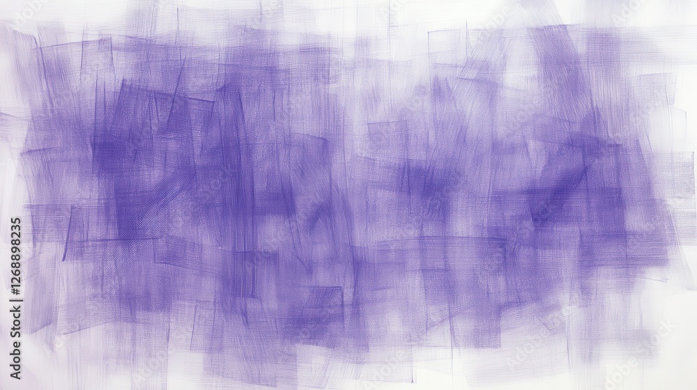 Poster abstract background featuring muted pencil strokes in soft purple hues for creative projects and des