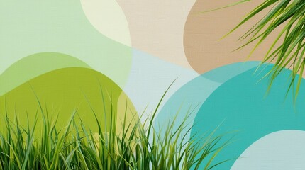 Green Grass and Abstract Background, Grass, Background, Green, Abstract, Nature, Plant, Colorful, Design