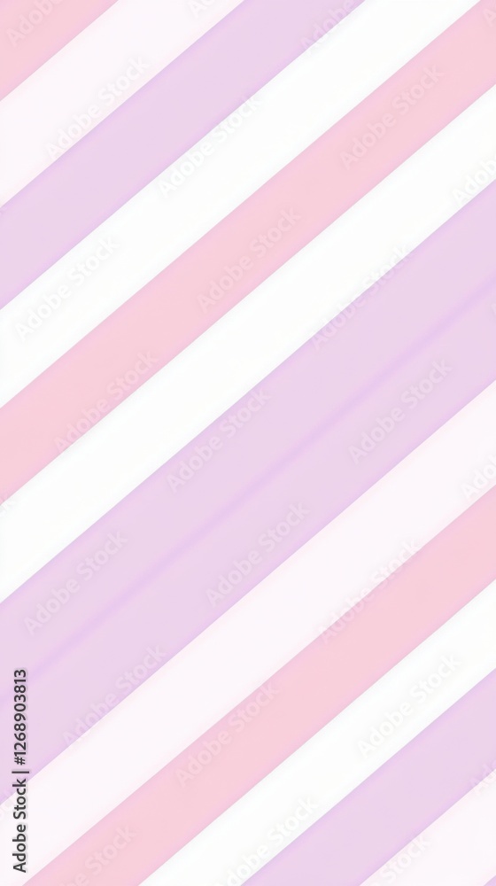 Aufkleber Diagonal stripes in pastel colors create a calming and visually appealing backdrop for various design purposes