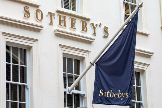 Sotheby Auction House in London, UK