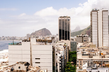 Ipanema and Copacabana district with its beach