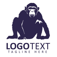 Gorilla Logo Icon Design Vector