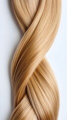 Fototapeta premium Stunning Honey Blonde Hair Showcasing Soft Texture and Natural Highlights