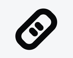 Bandage Patch Plaster Sticker First Aid Injury Icon Sign Symbol Graphic Illustration Vector