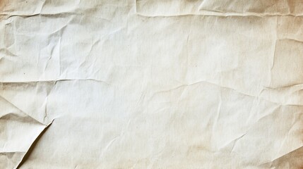 Crumpled vintage paper texture with subtle warm tones, ideal for backgrounds and design projects