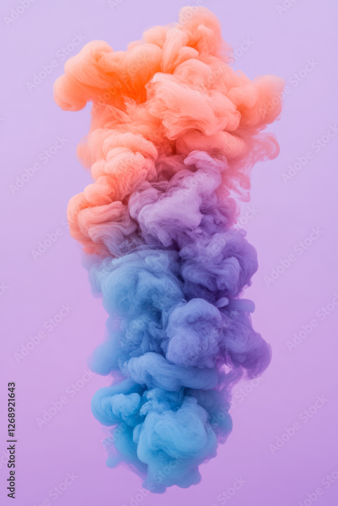 Poster a macro perspective of liquid neon paint twisting together, bright turquoise transitioning into