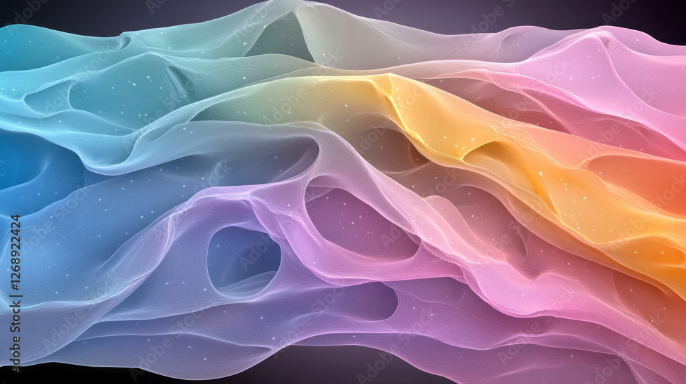 Aufkleber a refined, high-resolution image focusing on each microscopic ridge and groove, threads of bright