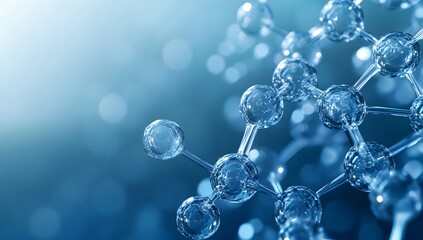 Abstract background with an organic structure. Stunning abstract background with a molecular feel. A chemical-inspired design with a smooth gradient. 