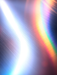  Futuristic hi-tech style background featuring a close-up image of a steel smooth iridescence and sharp metal surface. Perfect for technology, innovation or cyberpunk style design.