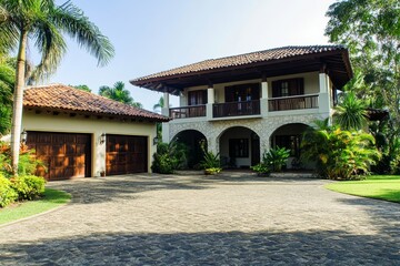 Dream home with a two car garage, 