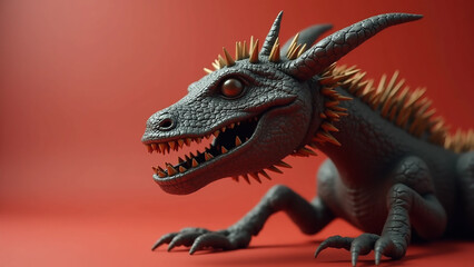 Fototapeta premium tyrannosaurus rex dinosaur 3d