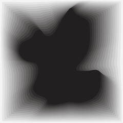 Square with wavy dynamic transparent. Technology style