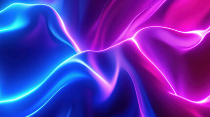 Obraz premium Vibrant Abstract Background with Flowing Waves of Blue and Pink Light Creating a Modern and Energetic Atmosphere for Creative Projects