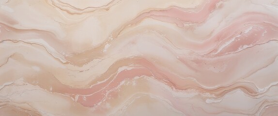 texture with a soft, marbled appearance. It features a blend of light beige, cream, and subtle pink hues, creating a smooth and calming visual effect. 