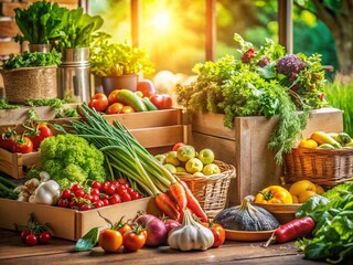 Fresh Vegetable & Herb Delivery - Culinary Ingredients Ready for Use