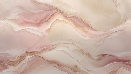 texture with a soft, marbled appearance. It features a blend of light beige, cream, and subtle pink hues, creating a smooth and calming visual effect. 