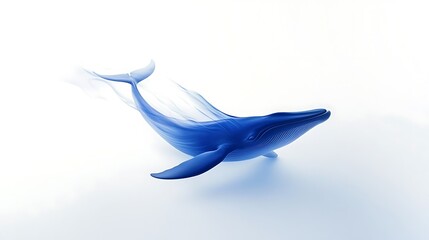 Transparent whale shaped in glass images